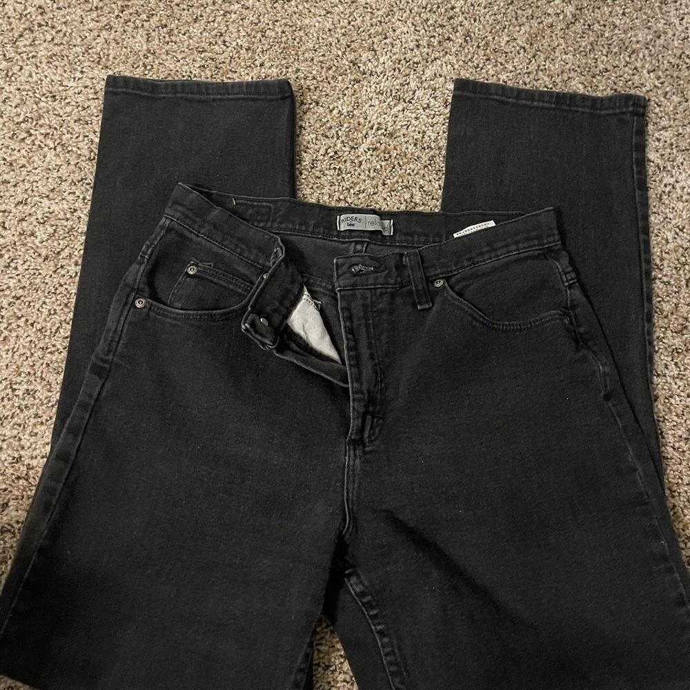 Lee Riders black high waisted jeans